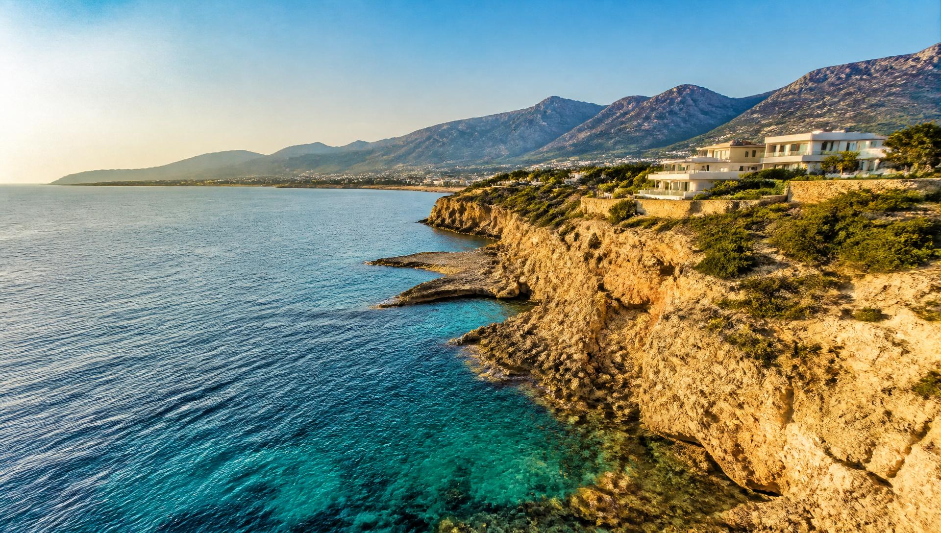 Coastal view of Girne